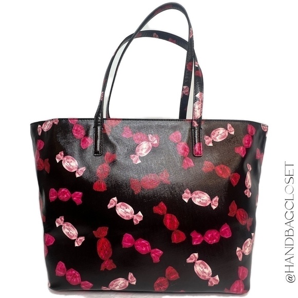 Kate Spade Candy Wrapper Bon Bon Tote Wallet Keychain Boxed Set Cedar Street NWT - Picture 5 of 16